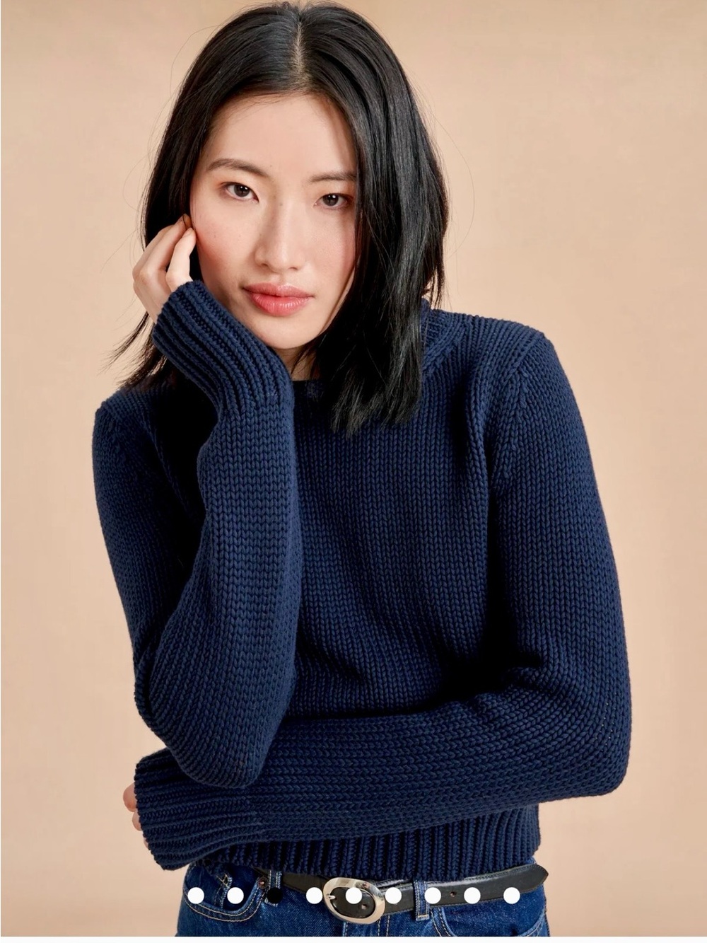 La Ligne Navy Mini Marina Sweater NWT! Size M Never worn